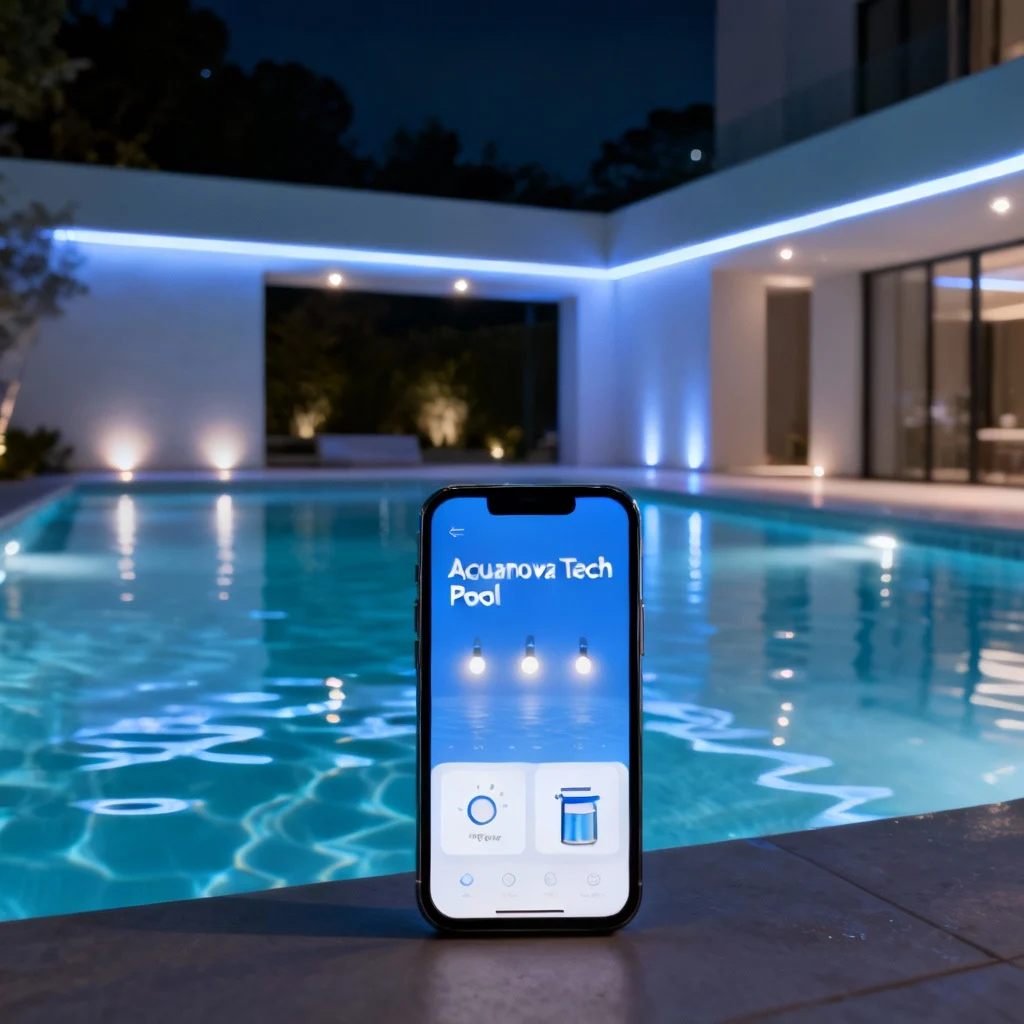 Piscina AcuaNova con tecnología Smart Control - Control total desde tu smartphone